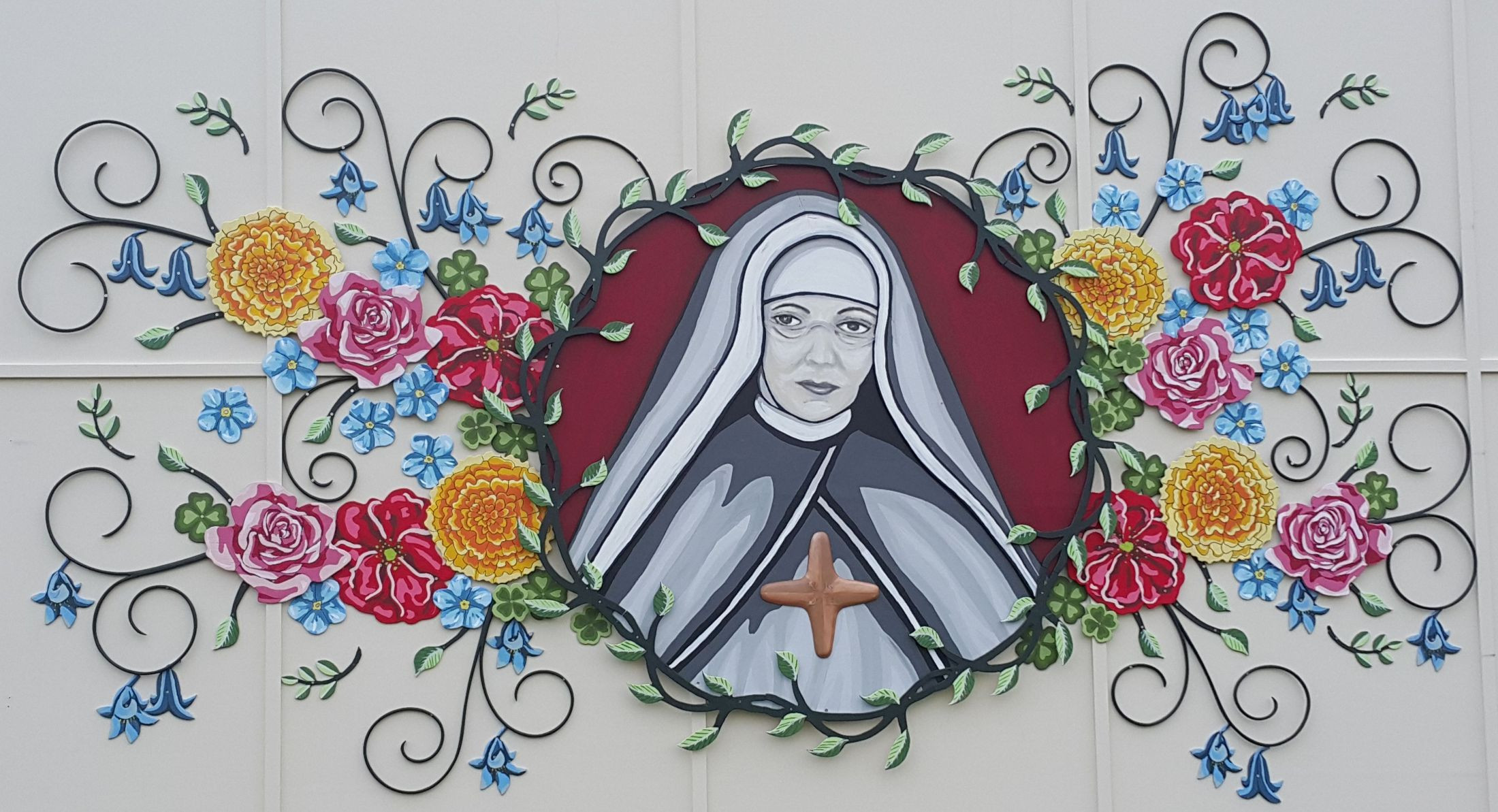 Mural Unveiled for Sacred Heart Feast Day