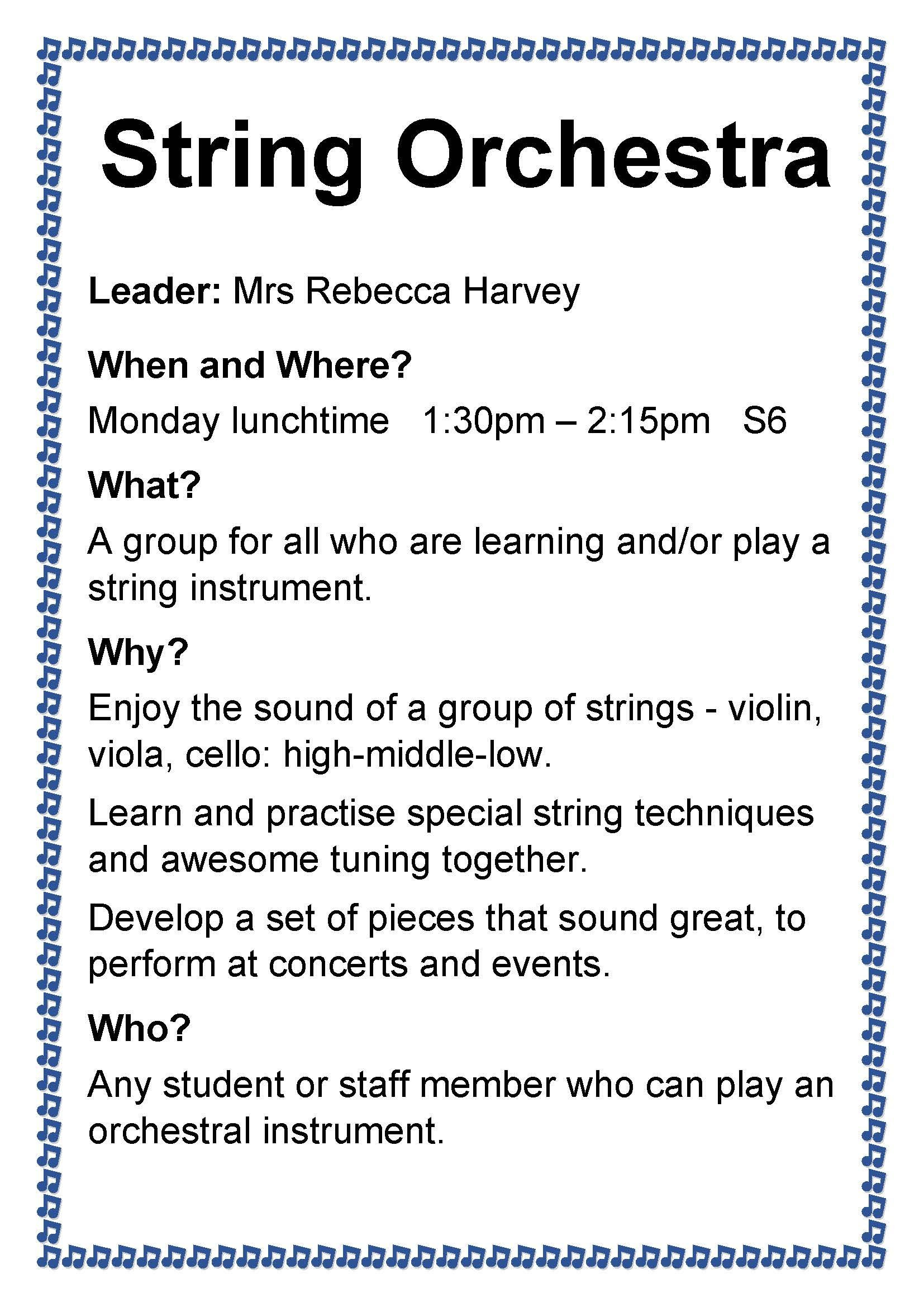 String Orchestra 2022