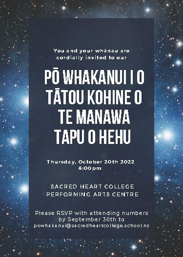 Pō Whakanui 20 October