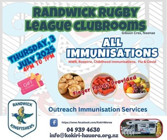 Immunisation Events in School Holidays